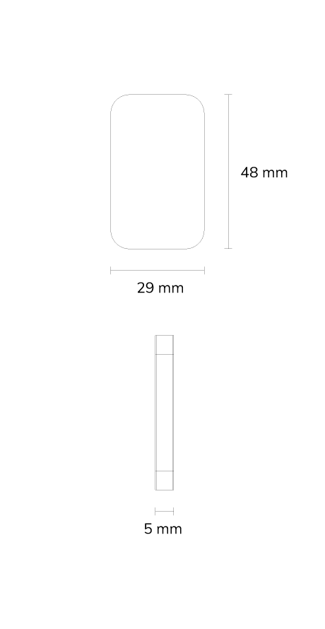 MST03 資產測溫標簽尺寸圖